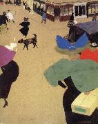 woman in the street Felix Vallotton